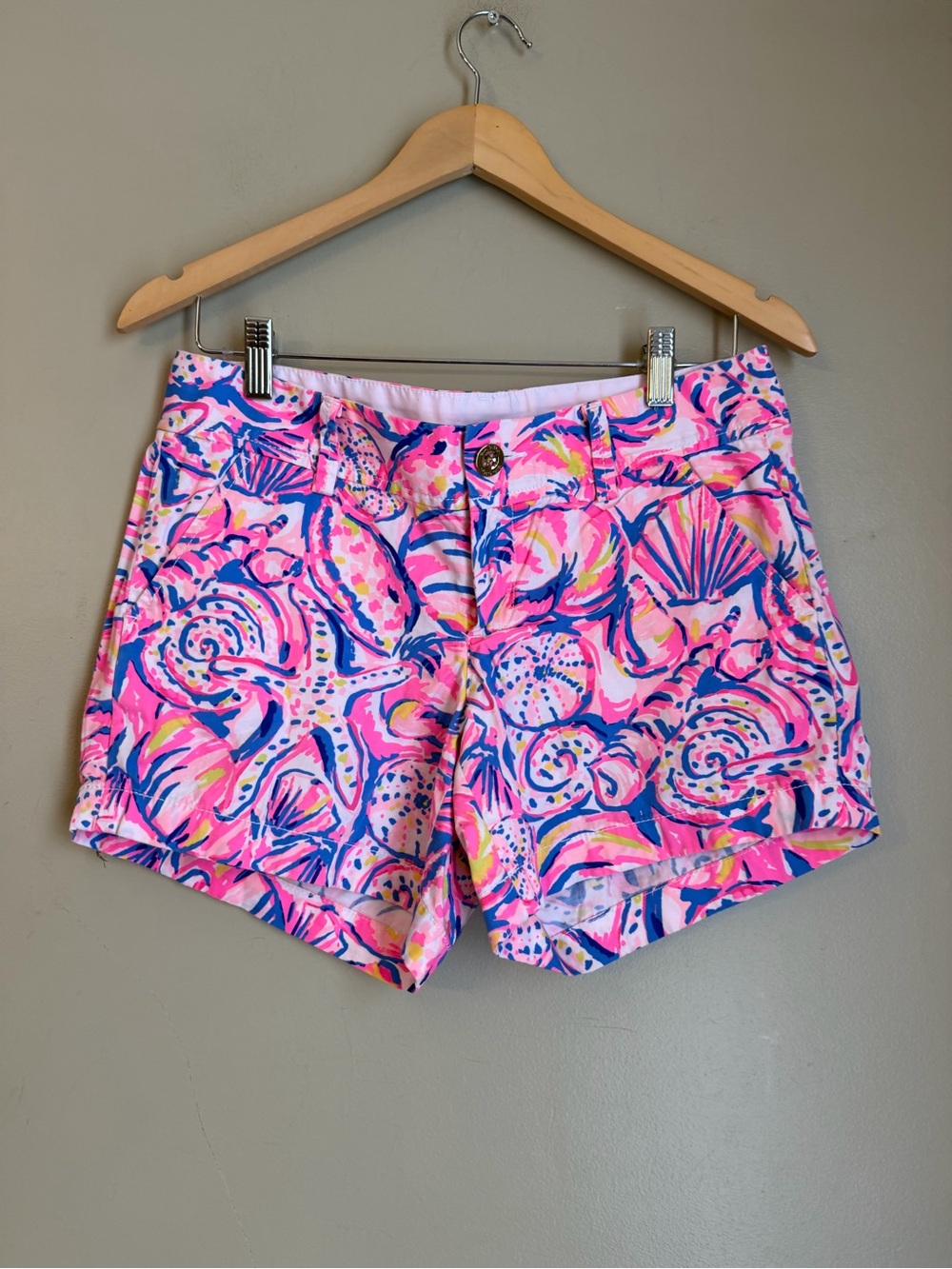 Lilly Pulitzer Women's 2 Callahan Shorts Shell Of A Time 5" Inseam